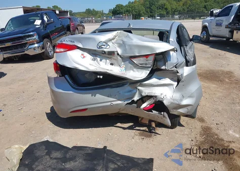 2013 Hyundai Elantra Gls из США, поврежденный, VIN KMHDH4AE5DU743954